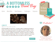 Tablet Screenshot of abottomlessbookbag.com